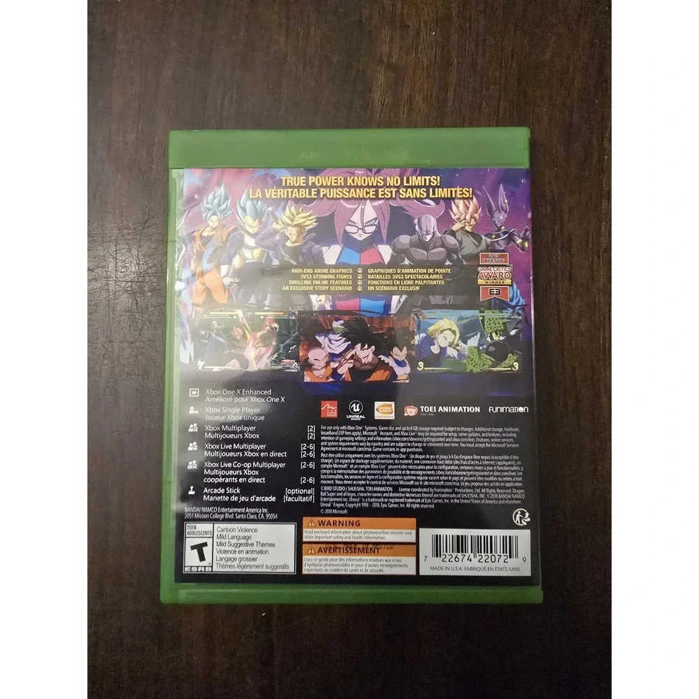 Dragon Ball Fighter Z Microsoft Xbox One 2018